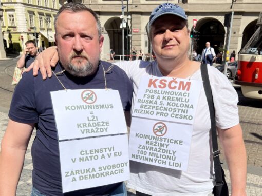 KAN narušil demonstraci KSČM